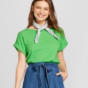 A new day Green Tshirt Tie Back Size Large